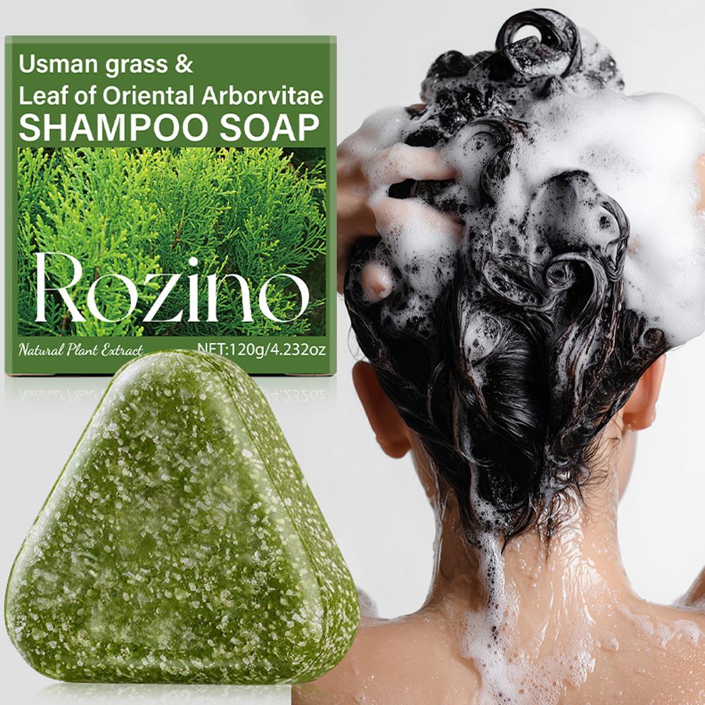 Bar Soap Shampoo Solid - 로지노 헤쇼우우 우스만 그라스 그린 솝,