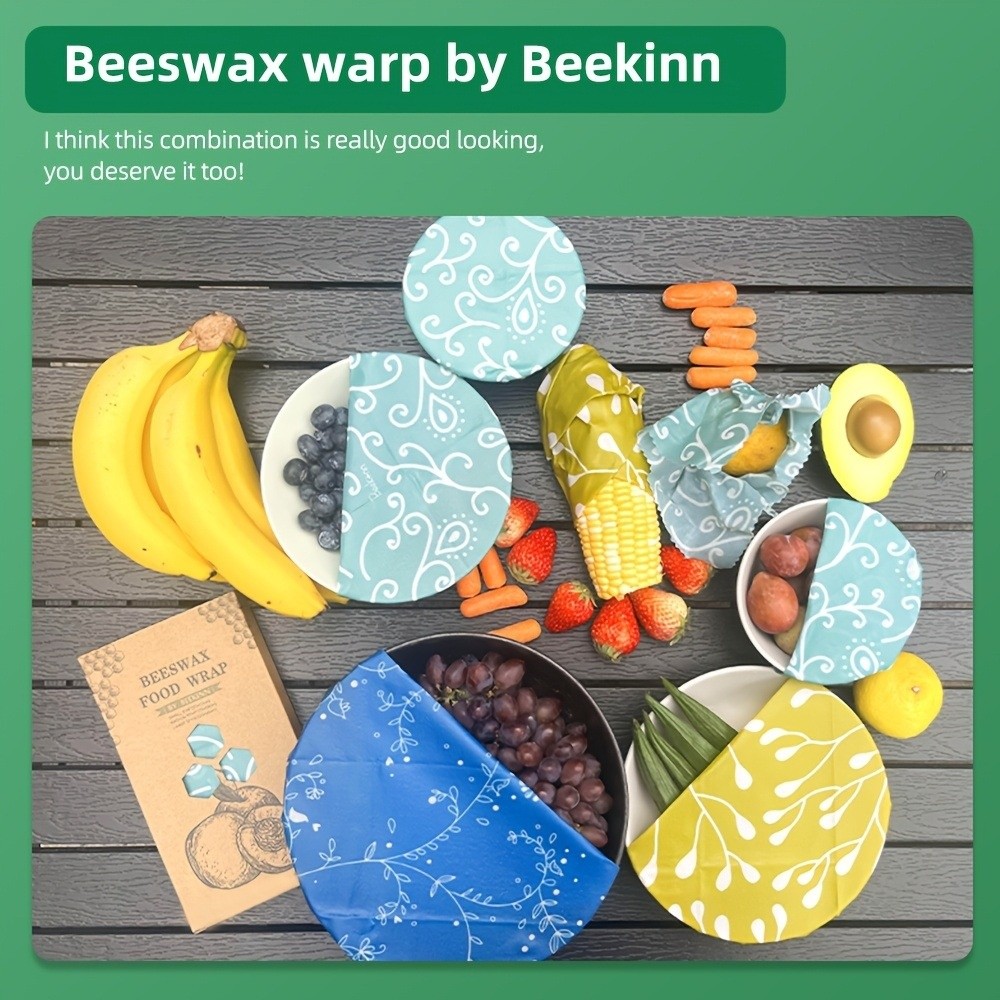 9개 다양한 크기의 밀랍 식품 포장지, 신선도 유지 가 - Beeswax Food Cover 리뷰 및 가격