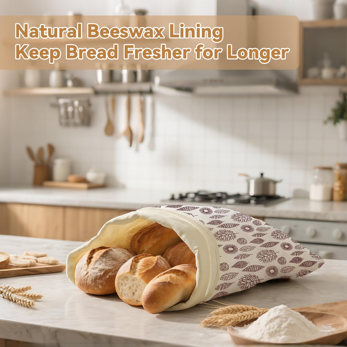 재사용 가능한 밀랍 빵 봉투 냉동고 냉장고용 천연 밀랍 - Beeswax Food Cover 리뷰 및 가격