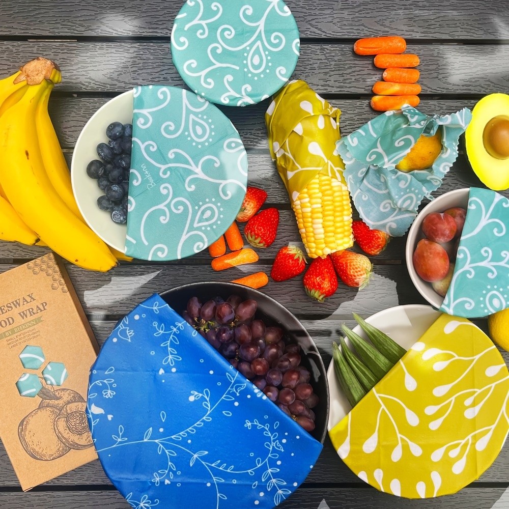 9개입 다용도 사이즈 벌집형 식품 포장지 신선도 유지  - Beeswax Food Cover 리뷰 및 가격